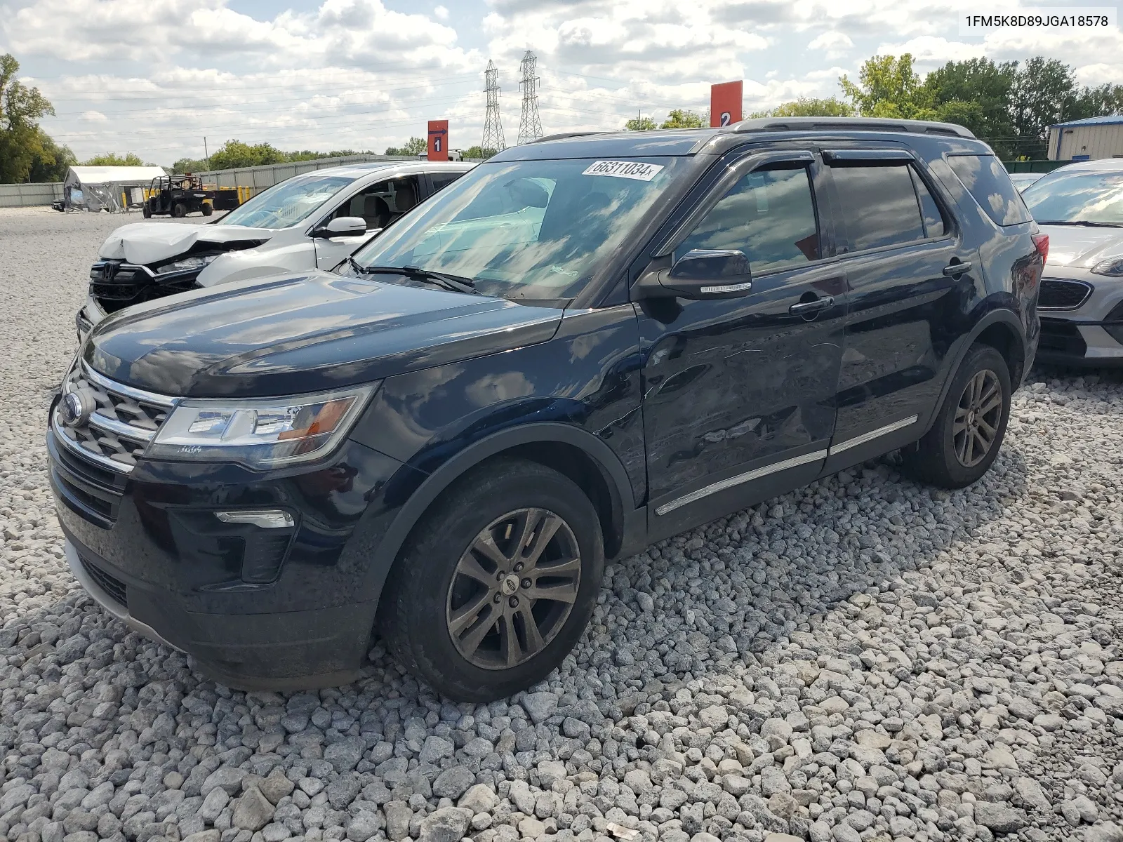 2018 Ford Explorer Xlt VIN: 1FM5K8D89JGA18578 Lot: 66311034