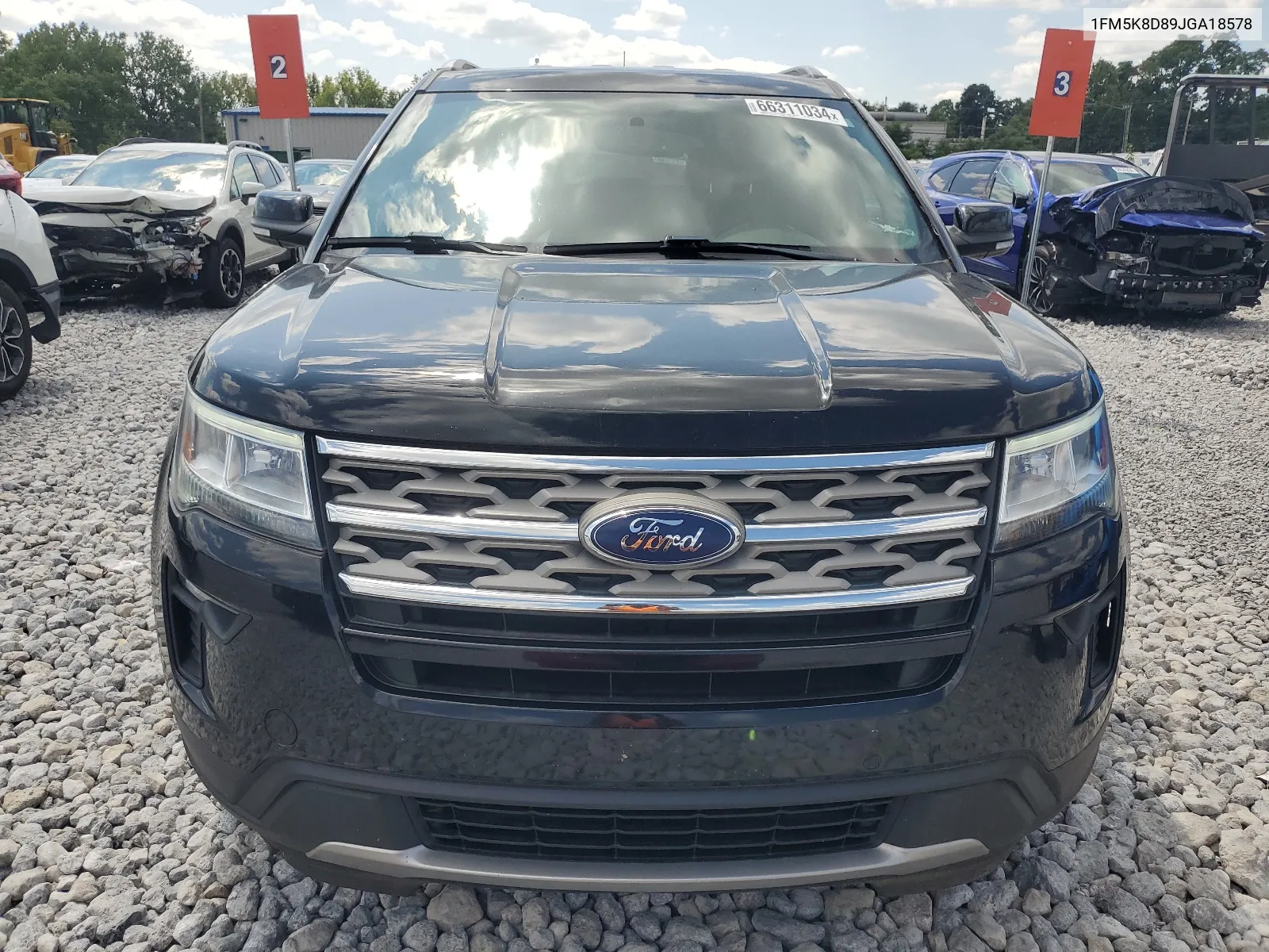 2018 Ford Explorer Xlt VIN: 1FM5K8D89JGA18578 Lot: 66311034