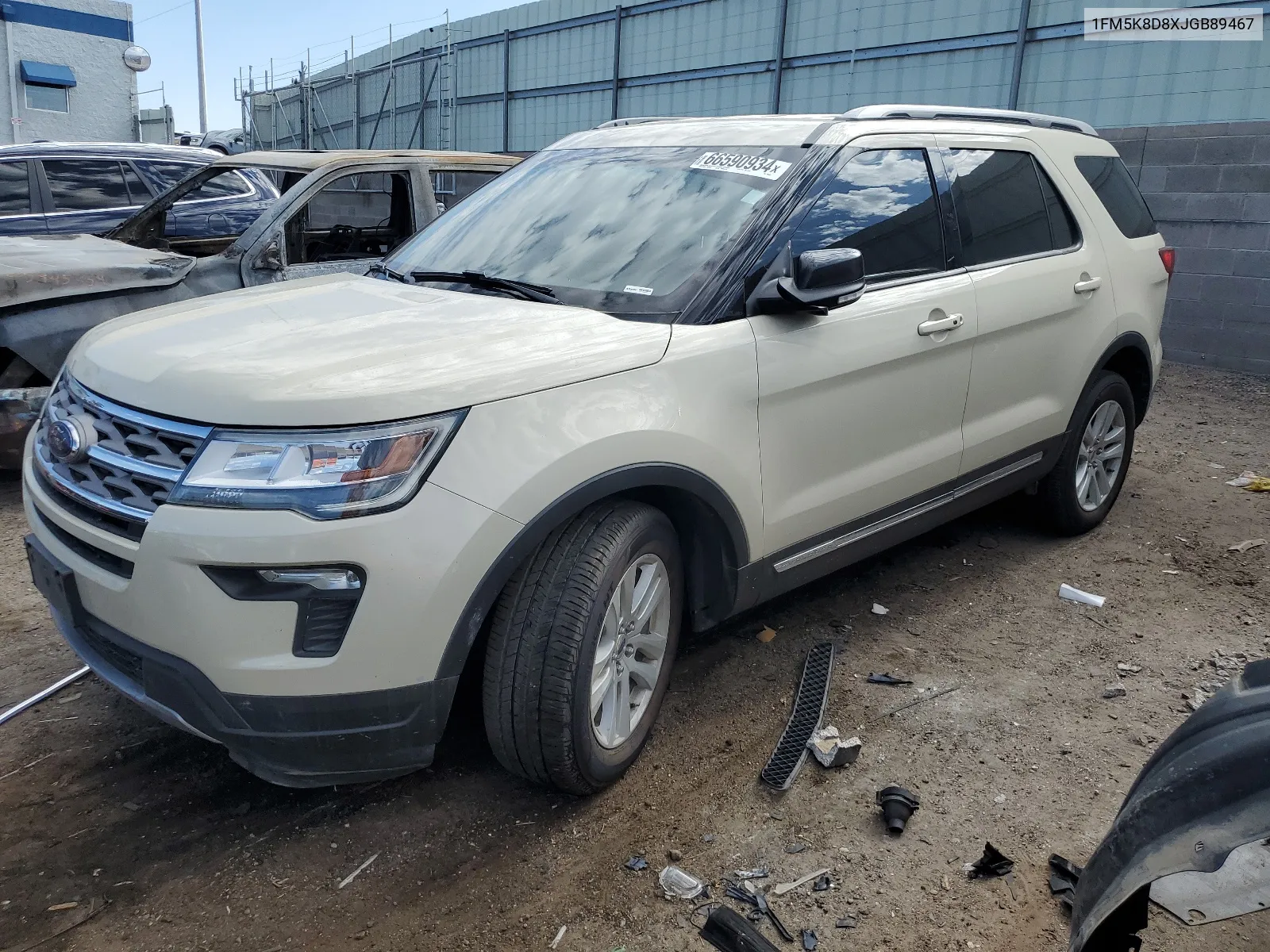 2018 Ford Explorer Xlt VIN: 1FM5K8D8XJGB89467 Lot: 66590934