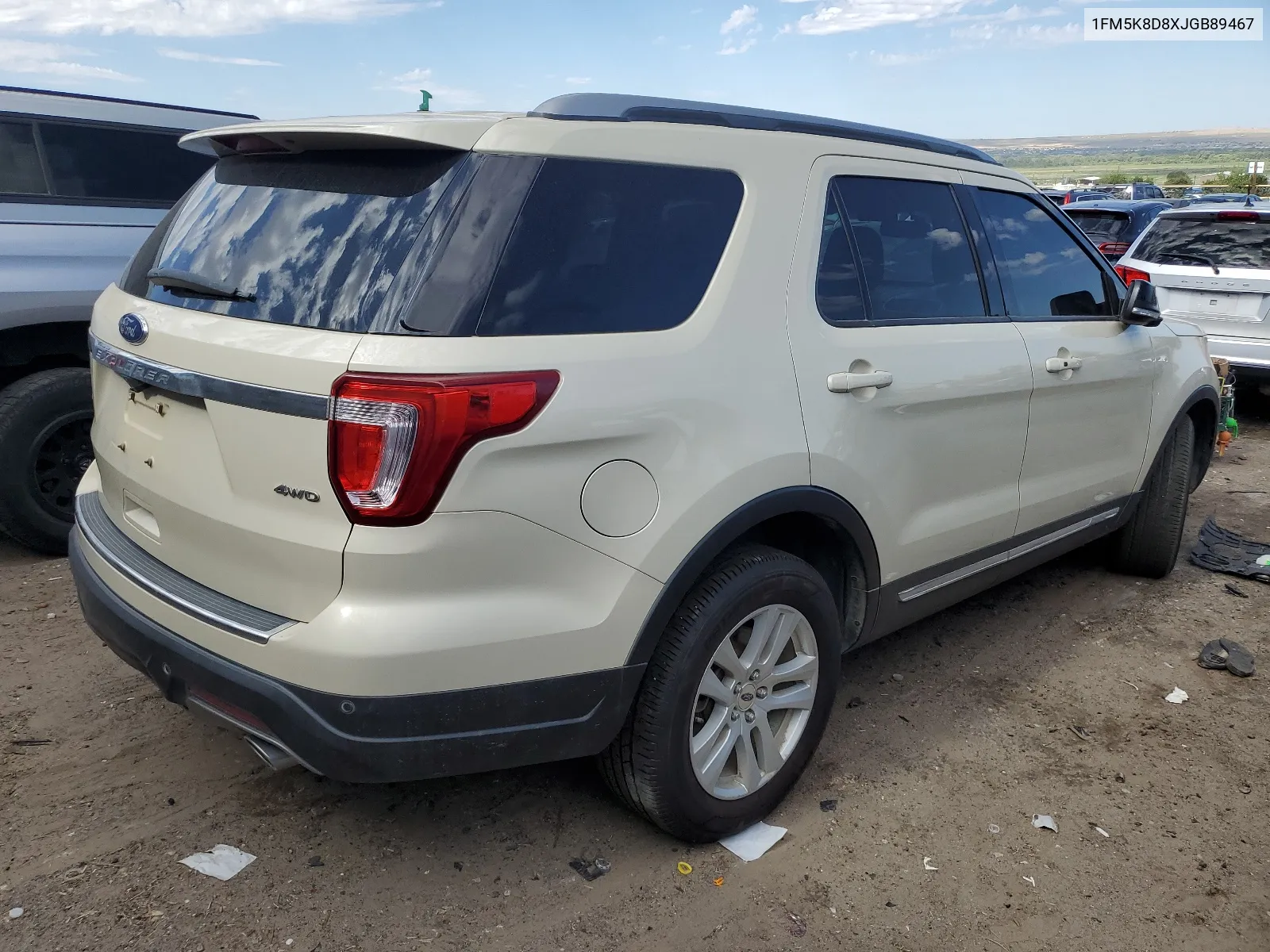 2018 Ford Explorer Xlt VIN: 1FM5K8D8XJGB89467 Lot: 66590934