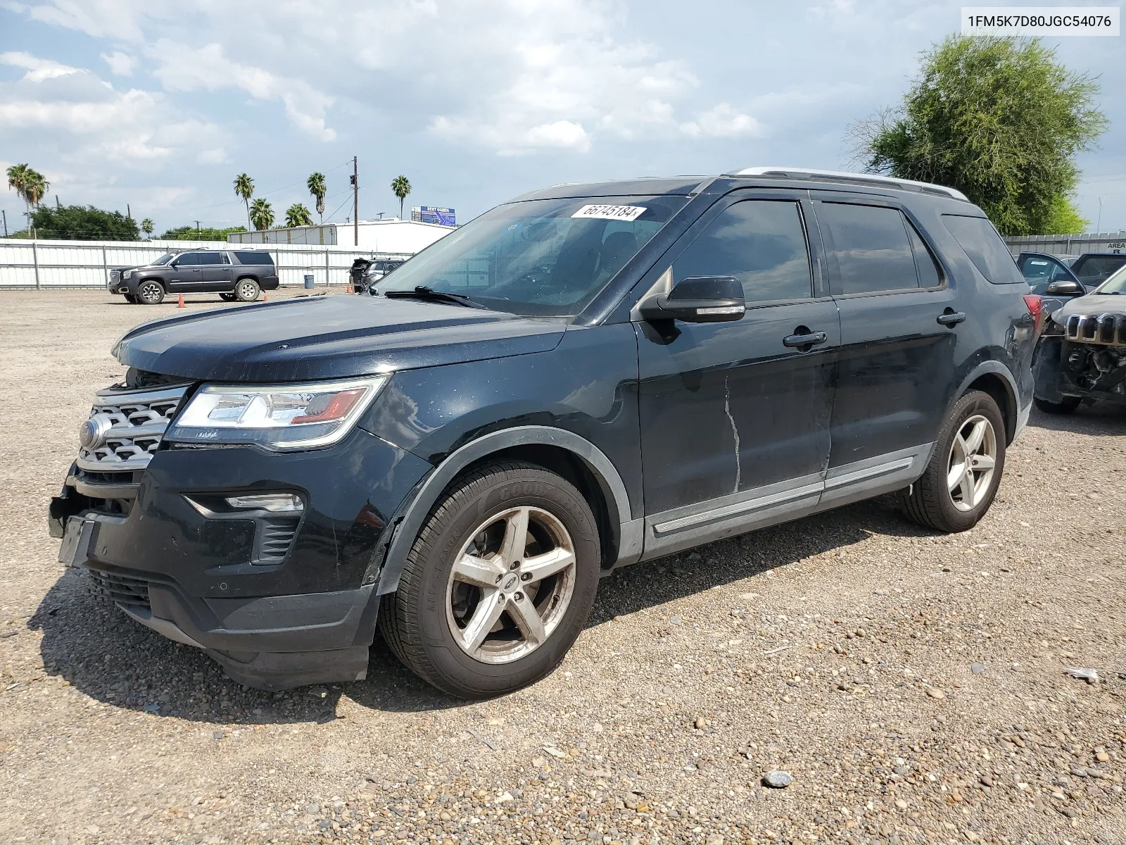 1FM5K7D80JGC54076 2018 Ford Explorer Xlt