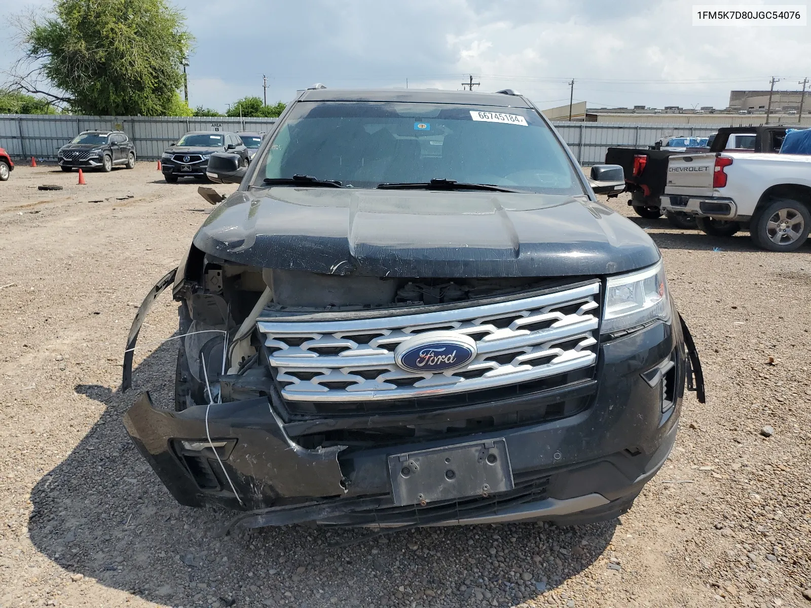 2018 Ford Explorer Xlt VIN: 1FM5K7D80JGC54076 Lot: 66745184