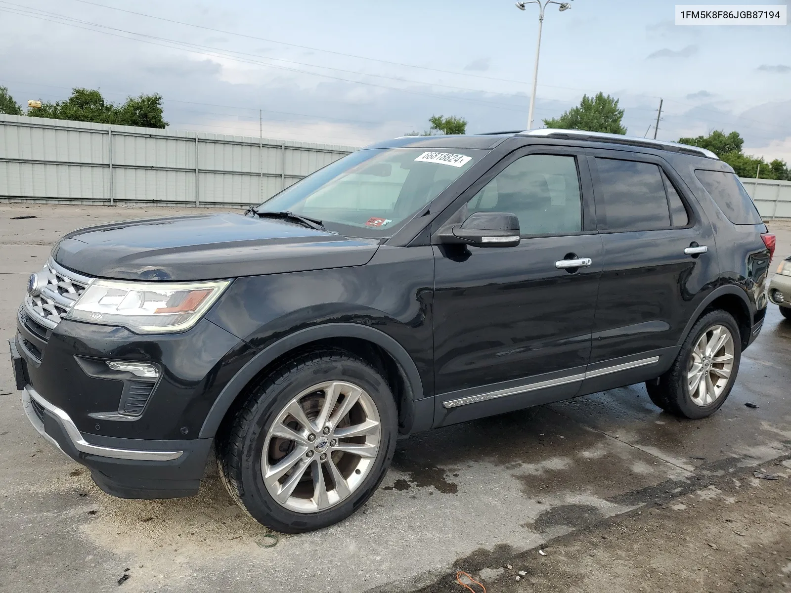 2018 Ford Explorer Limited VIN: 1FM5K8F86JGB87194 Lot: 66818824