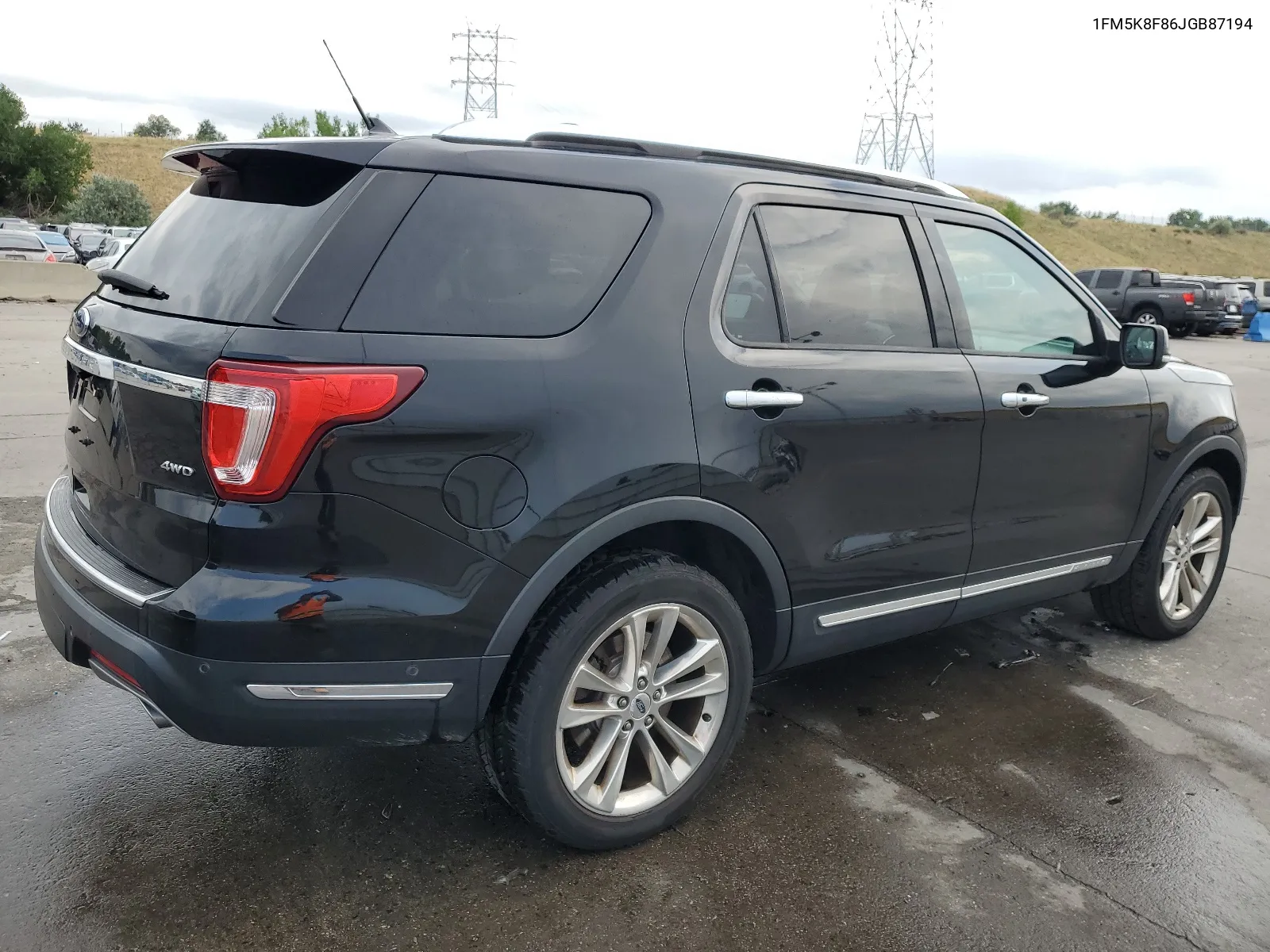 2018 Ford Explorer Limited VIN: 1FM5K8F86JGB87194 Lot: 66818824