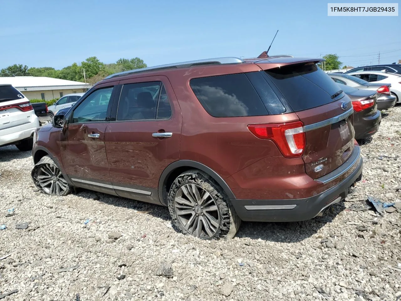 1FM5K8HT7JGB29435 2018 Ford Explorer Platinum