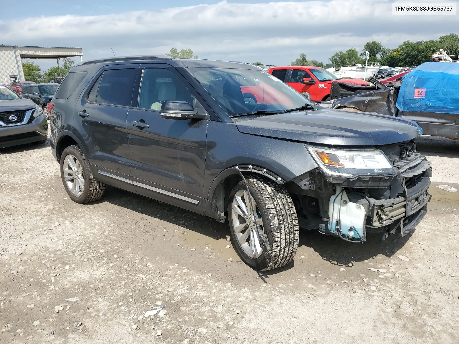 2018 Ford Explorer Xlt VIN: 1FM5K8D88JGB55737 Lot: 67135074