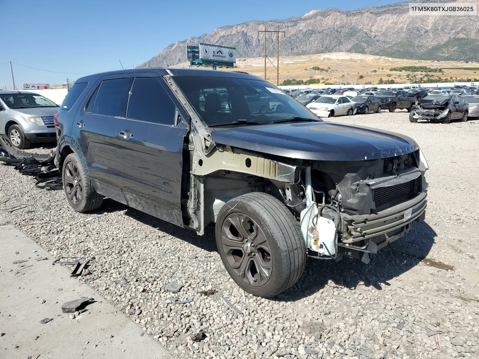 2018 Ford Explorer Sport VIN: 1FM5K8GTXJGB36025 Lot: 67292754