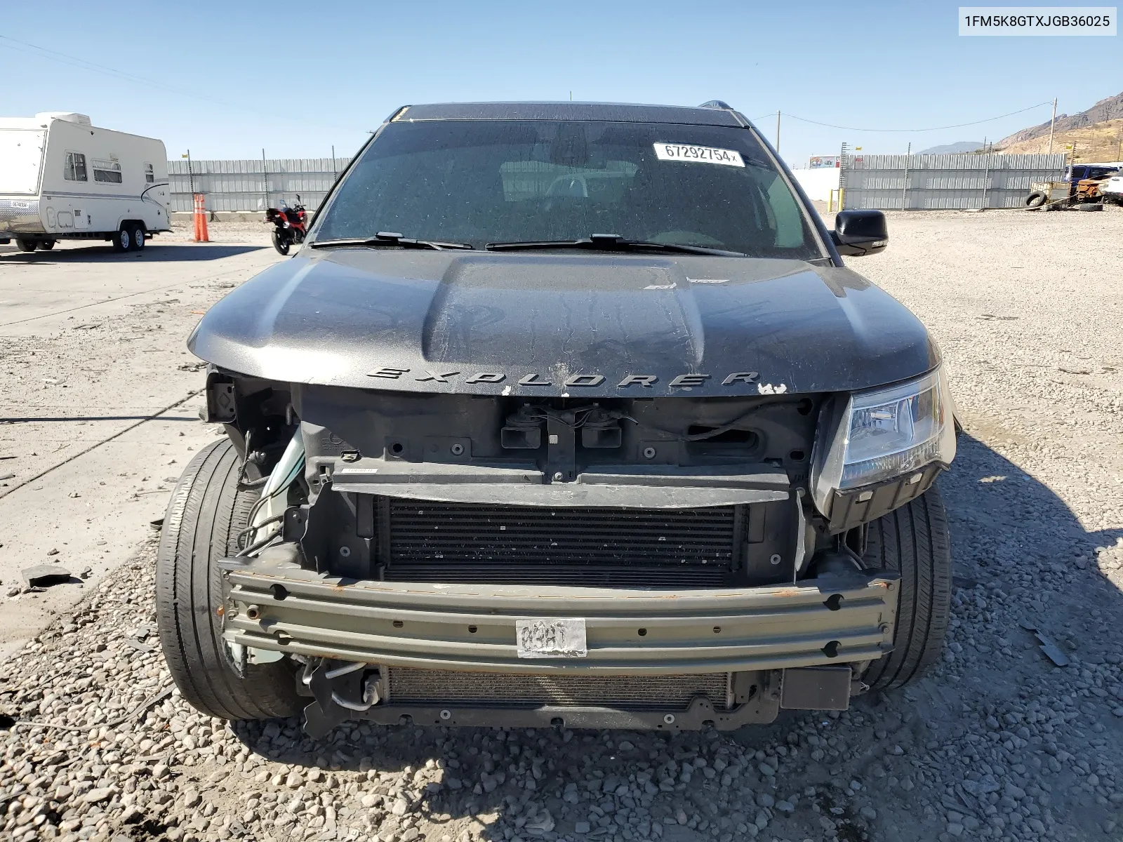 2018 Ford Explorer Sport VIN: 1FM5K8GTXJGB36025 Lot: 67292754