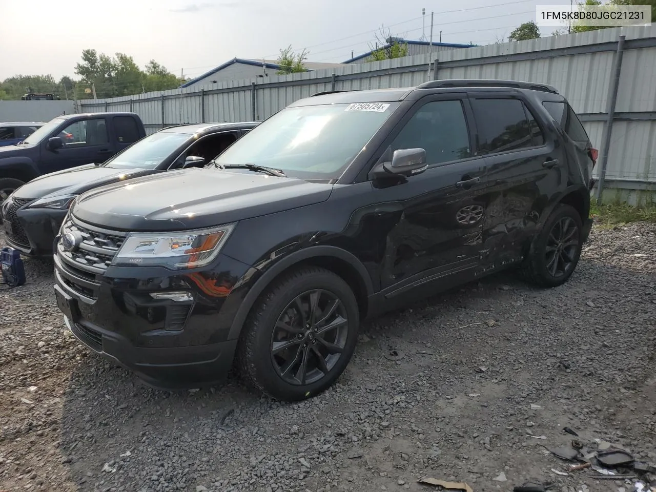 2018 Ford Explorer Xlt VIN: 1FM5K8D80JGC21231 Lot: 67505724