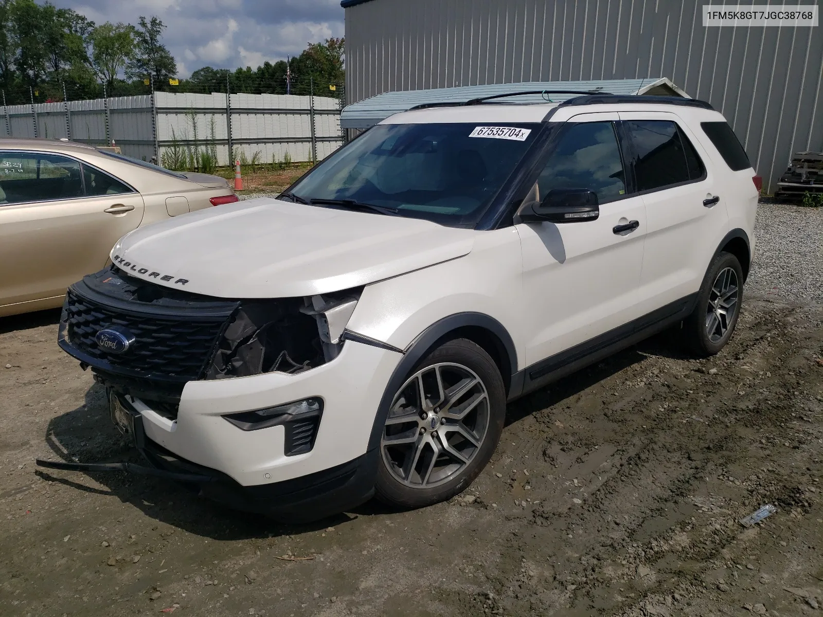 2018 Ford Explorer Sport VIN: 1FM5K8GT7JGC38768 Lot: 67535704