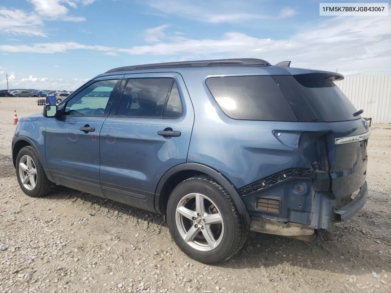 2018 Ford Explorer VIN: 1FM5K7B8XJGB43067 Lot: 67718664