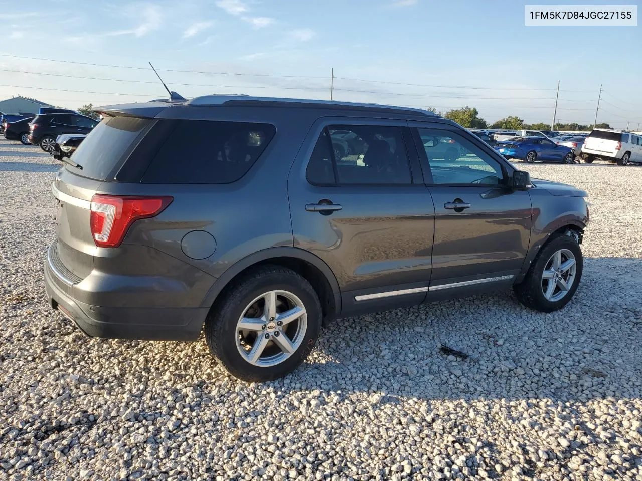 2018 Ford Explorer Xlt VIN: 1FM5K7D84JGC27155 Lot: 68242614