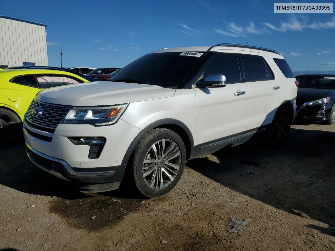 2018 Ford Explorer Platinum VIN: 1FM5K8HT7JGA98395 Lot: 68600004