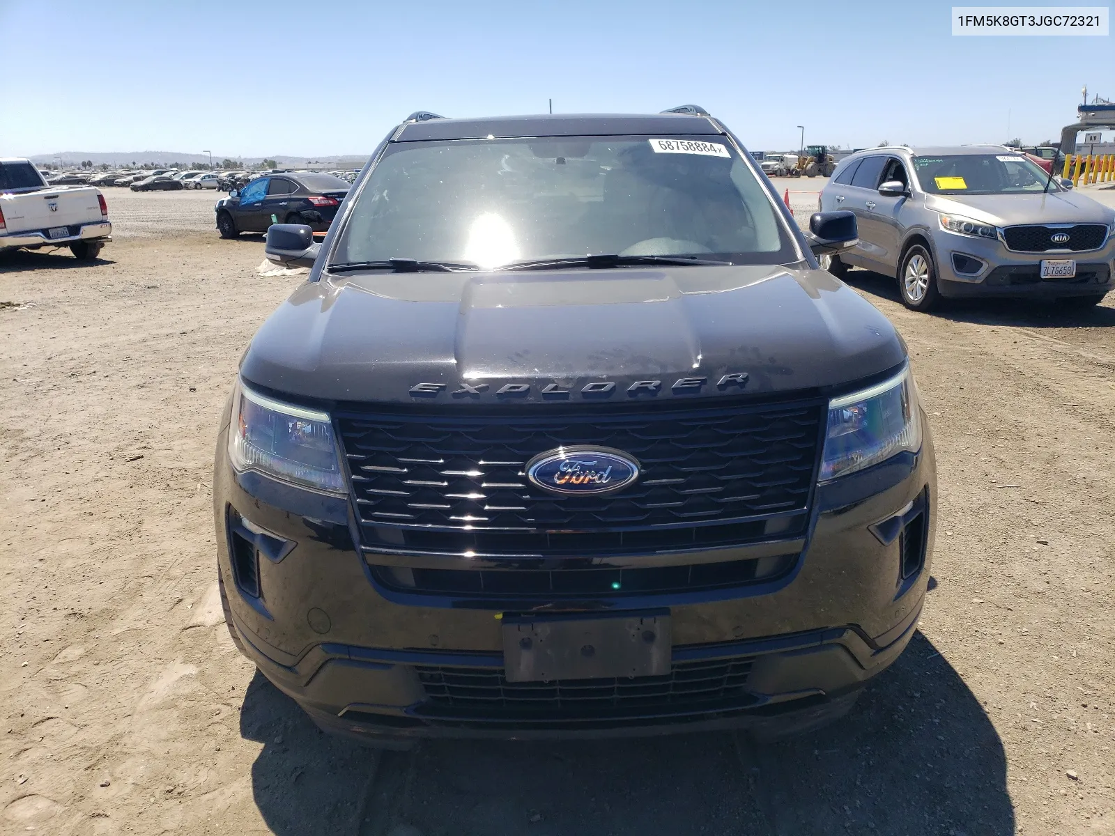 2018 Ford Explorer Sport VIN: 1FM5K8GT3JGC72321 Lot: 68758884