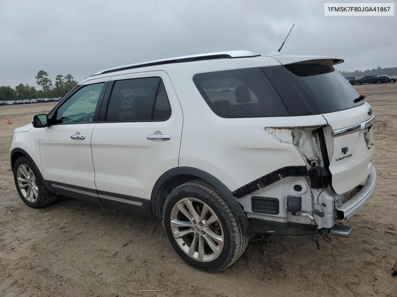 2018 Ford Explorer Limited VIN: 1FM5K7F80JGA41867 Lot: 69091244