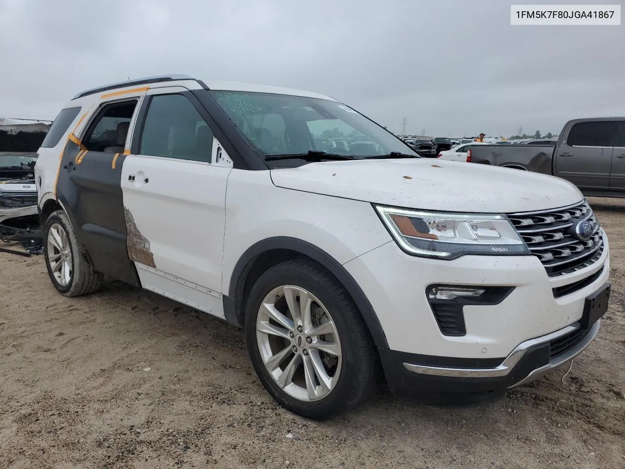 2018 Ford Explorer Limited VIN: 1FM5K7F80JGA41867 Lot: 69091244