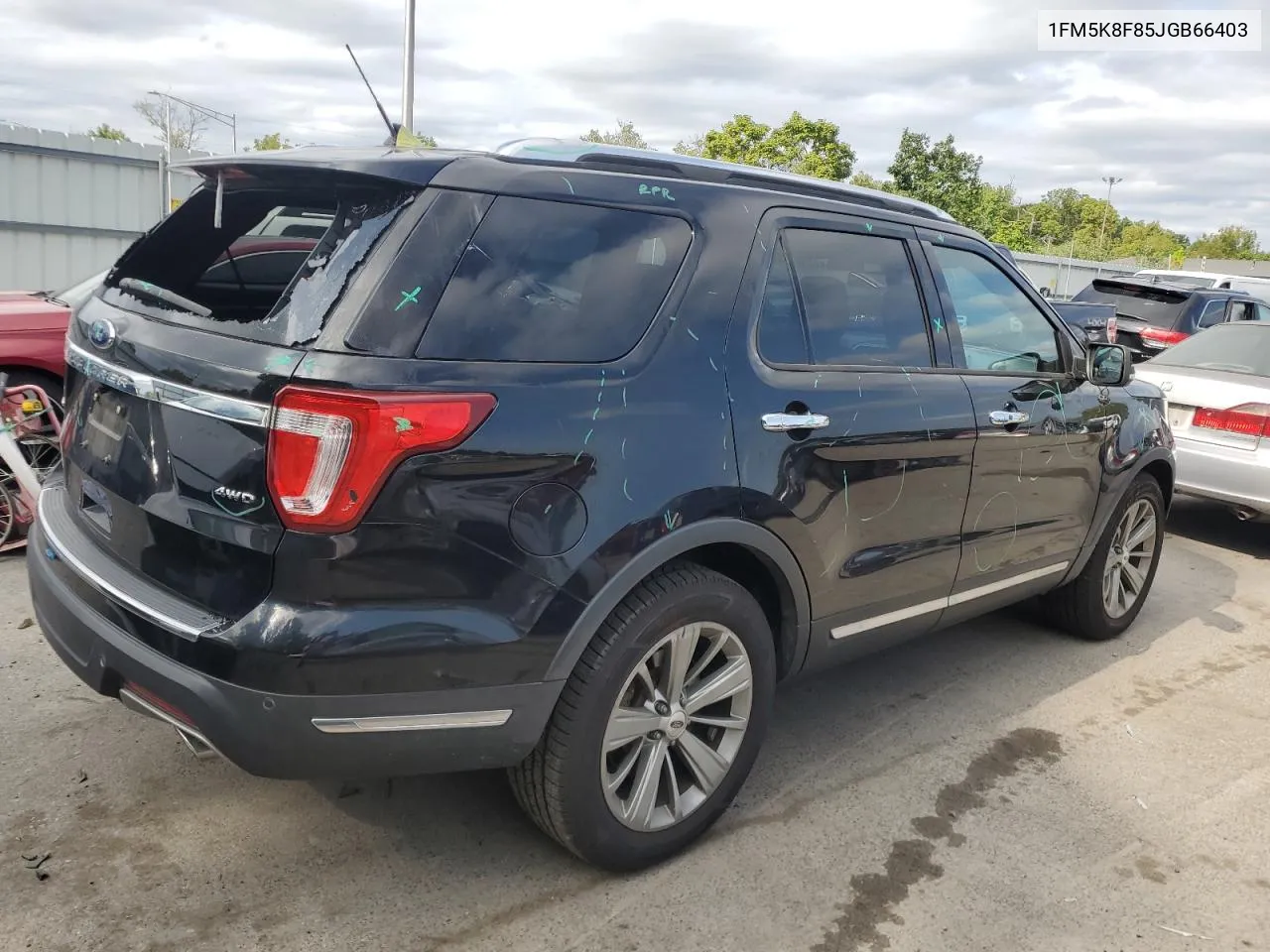 2018 Ford Explorer Limited VIN: 1FM5K8F85JGB66403 Lot: 69259764