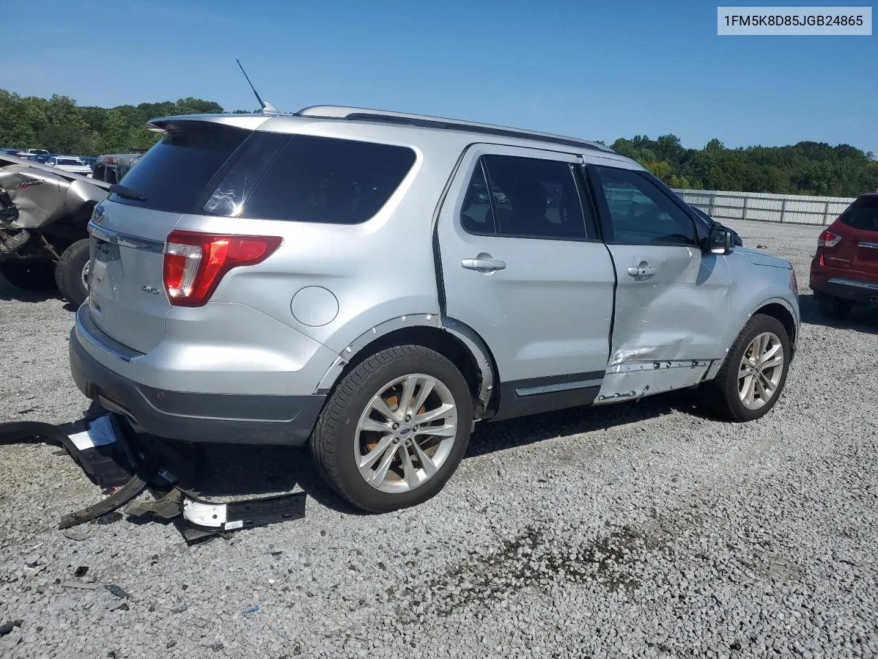 2018 Ford Explorer Xlt VIN: 1FM5K8D85JGB24865 Lot: 69287924