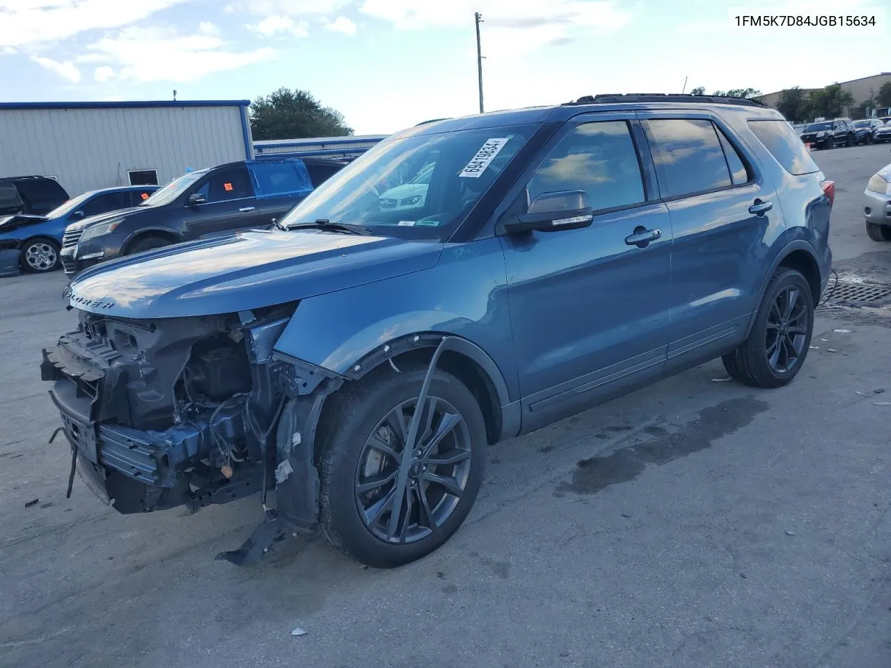 1FM5K7D84JGB15634 2018 Ford Explorer Xlt