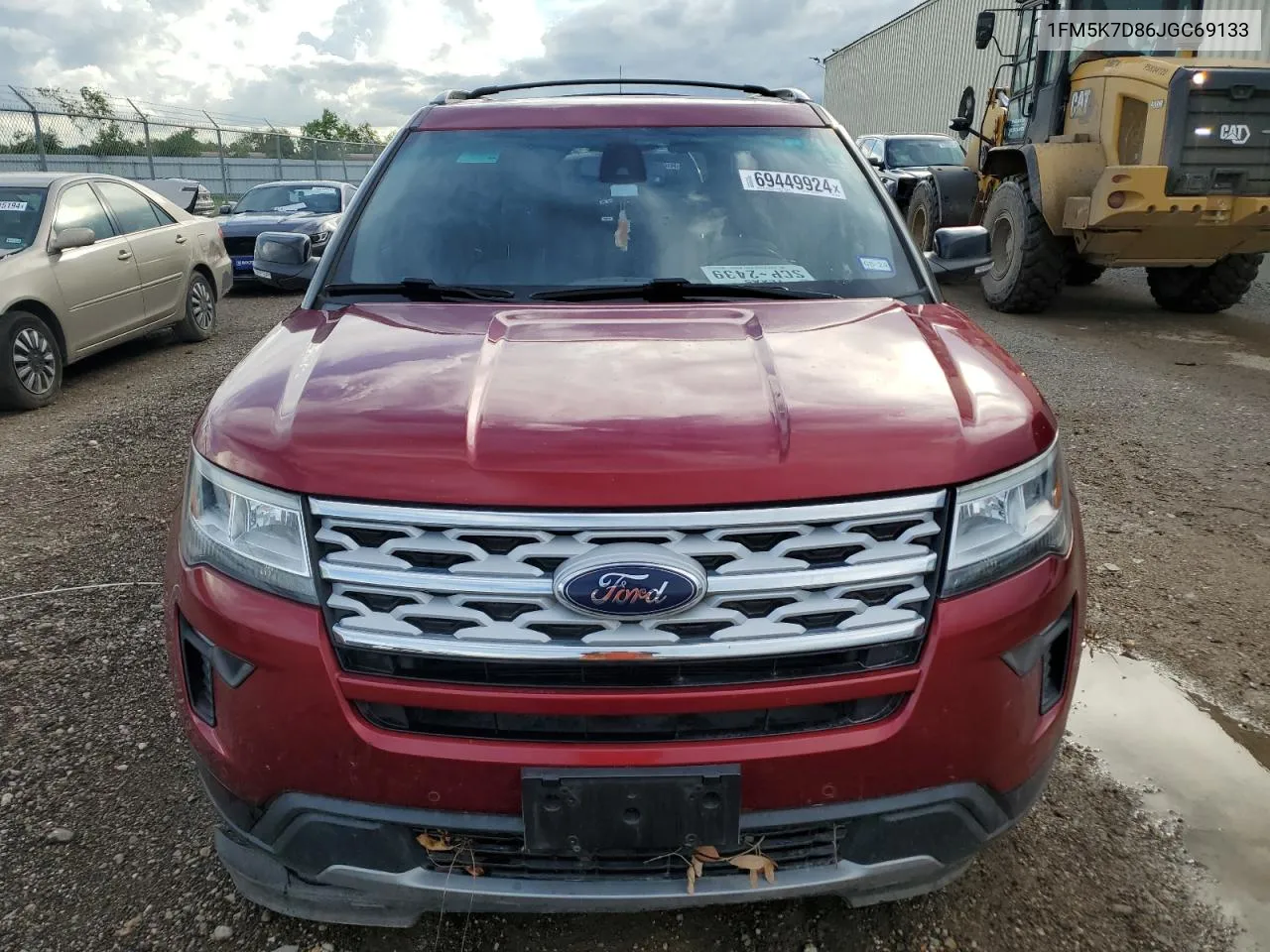 2018 Ford Explorer Xlt VIN: 1FM5K7D86JGC69133 Lot: 69449924