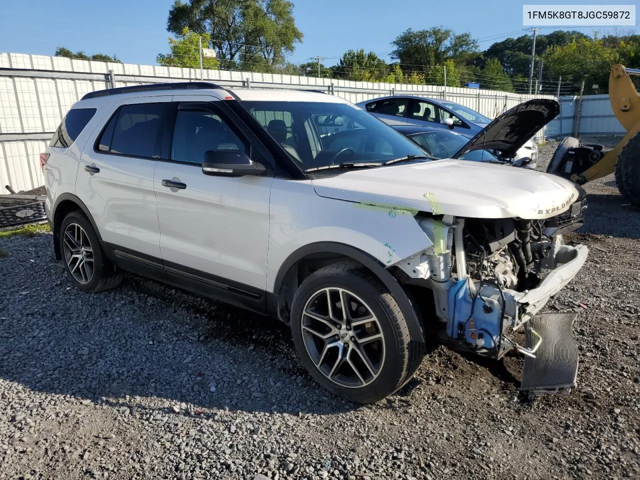 2018 Ford Explorer Sport VIN: 1FM5K8GT8JGC59872 Lot: 69604584