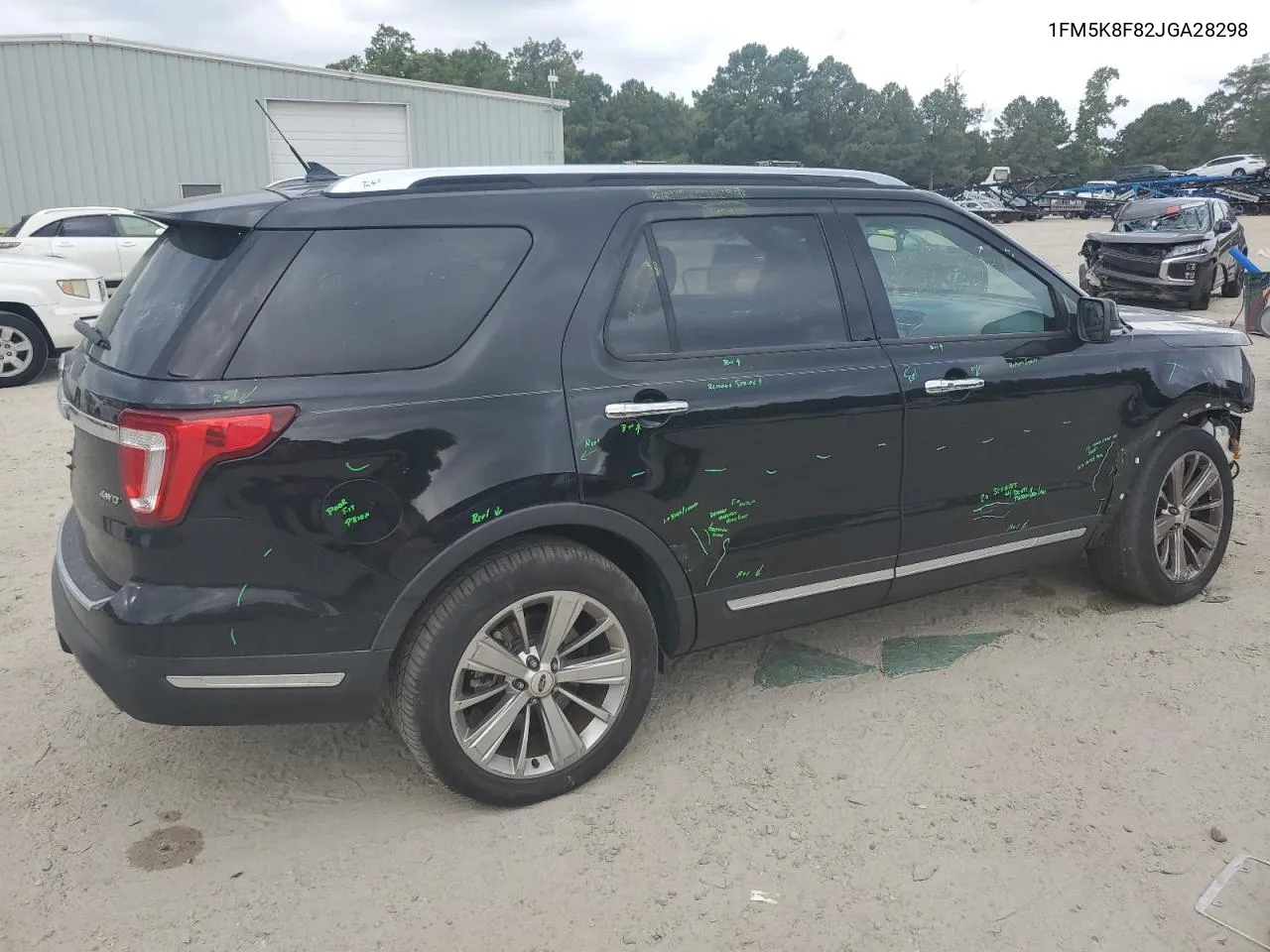 1FM5K8F82JGA28298 2018 Ford Explorer Limited