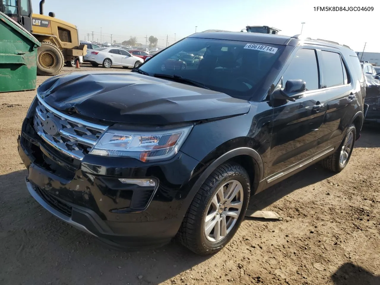 2018 Ford Explorer Xlt VIN: 1FM5K8D84JGC04609 Lot: 69618714