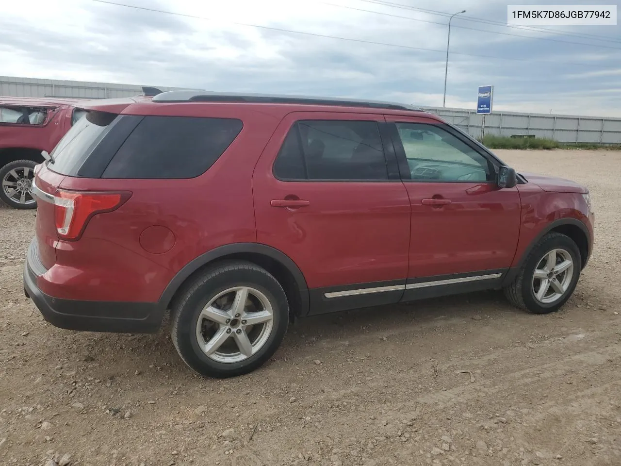 2018 Ford Explorer Xlt VIN: 1FM5K7D86JGB77942 Lot: 69667524