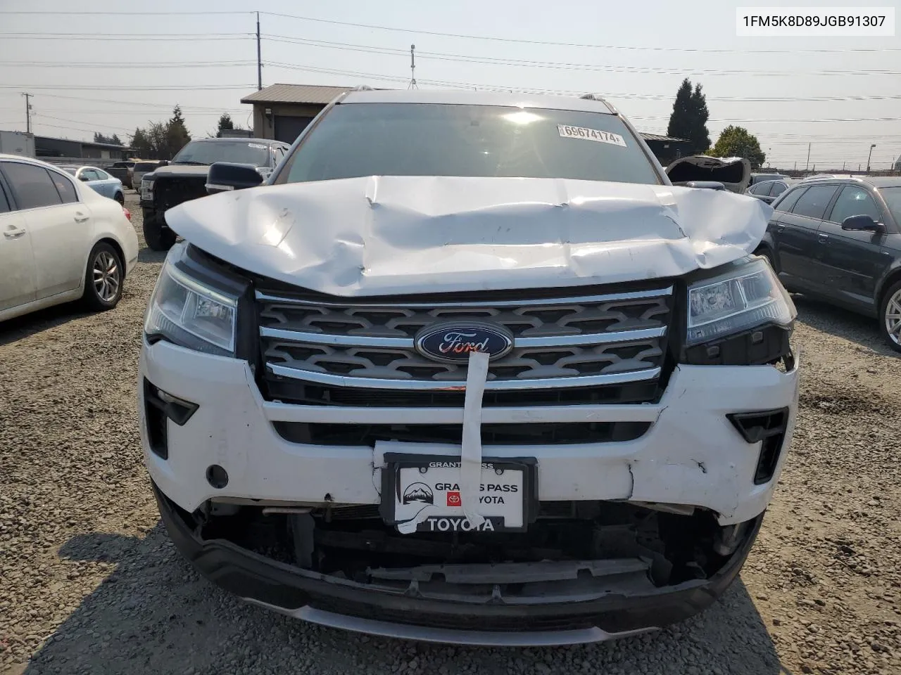 2018 Ford Explorer Xlt VIN: 1FM5K8D89JGB91307 Lot: 69674174