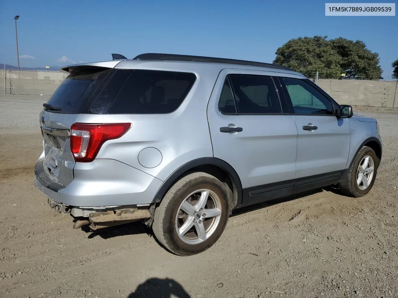 2018 Ford Explorer VIN: 1FM5K7B89JGB09539 Lot: 69955824