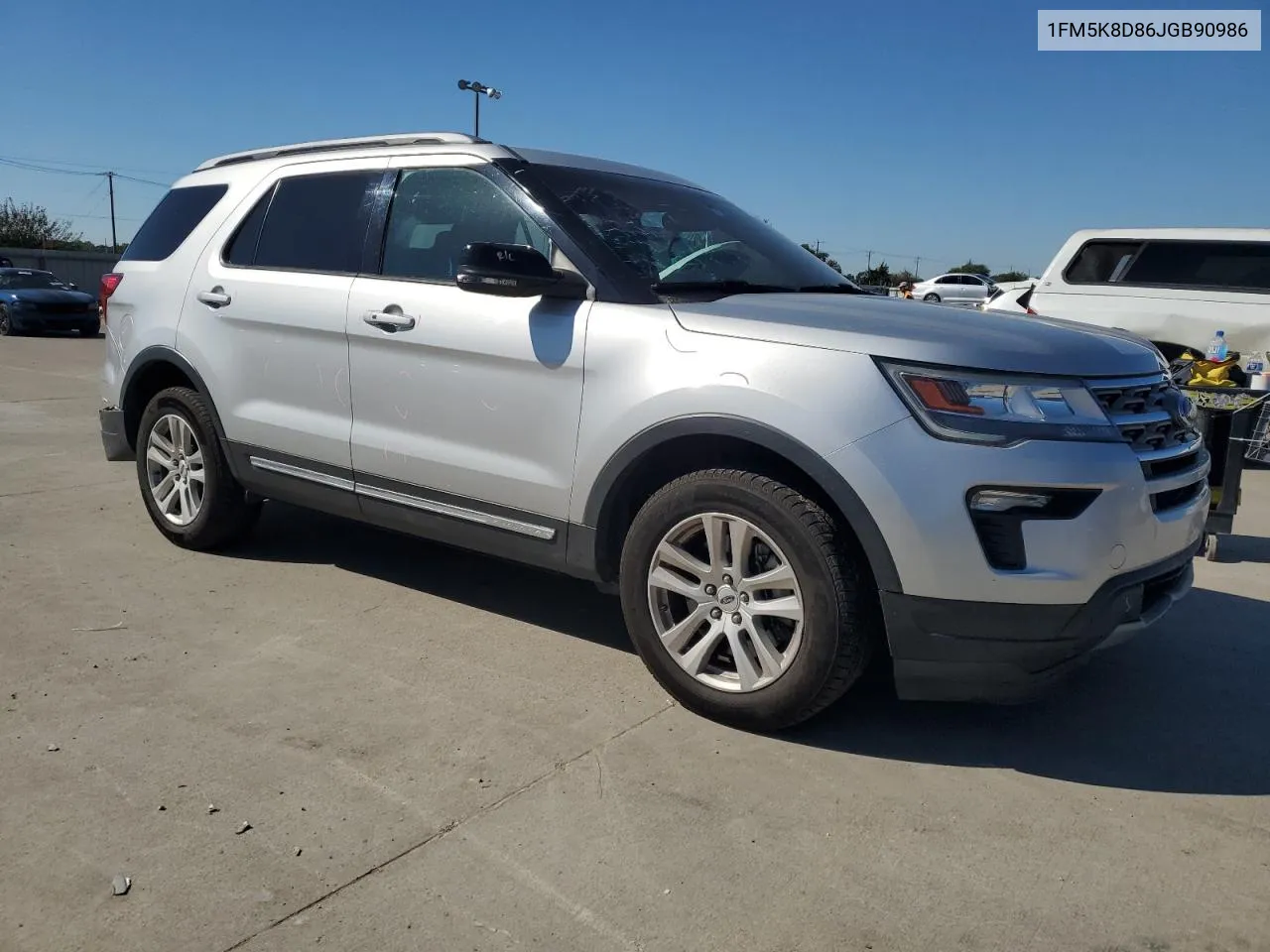 2018 Ford Explorer Xlt VIN: 1FM5K8D86JGB90986 Lot: 70062504