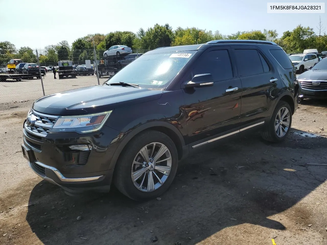 2018 Ford Explorer Limited VIN: 1FM5K8F84JGA28321 Lot: 70348114