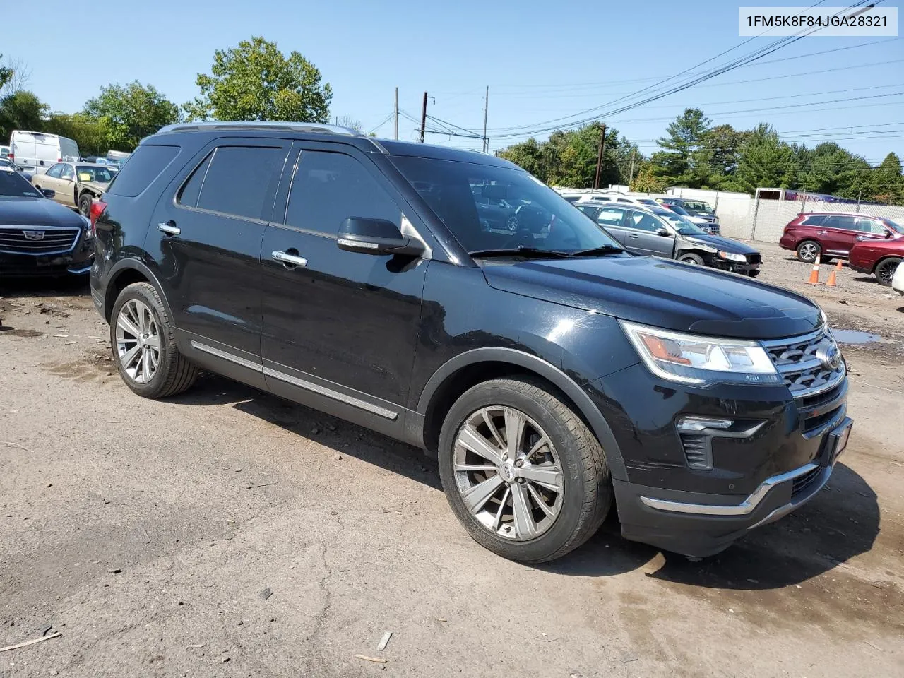 2018 Ford Explorer Limited VIN: 1FM5K8F84JGA28321 Lot: 70348114