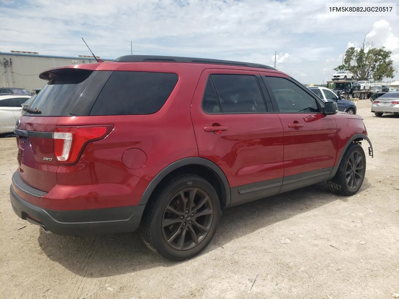 1FM5K8D82JGC20517 2018 Ford Explorer Xlt