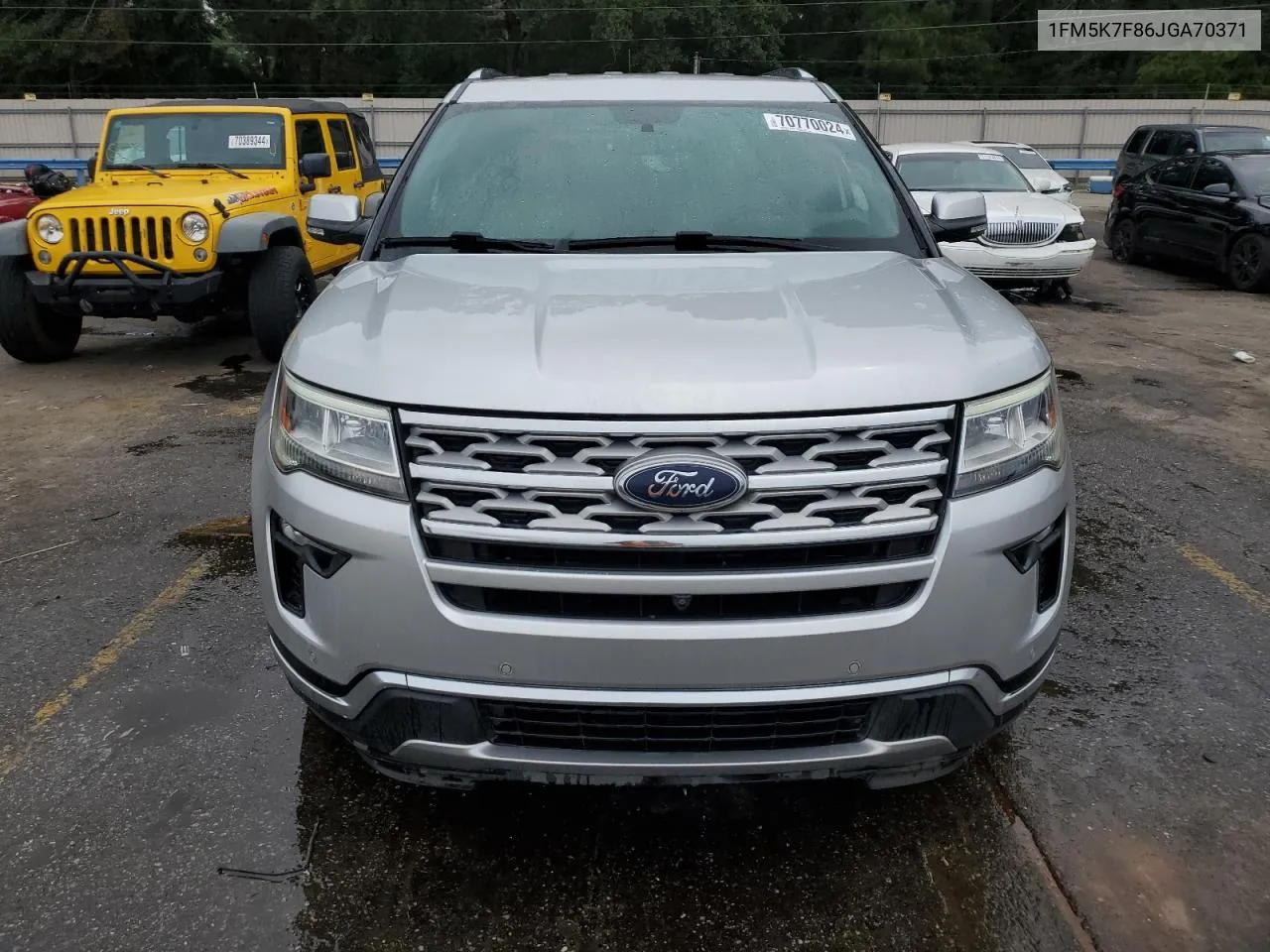 2018 Ford Explorer Limited VIN: 1FM5K7F86JGA70371 Lot: 70770024