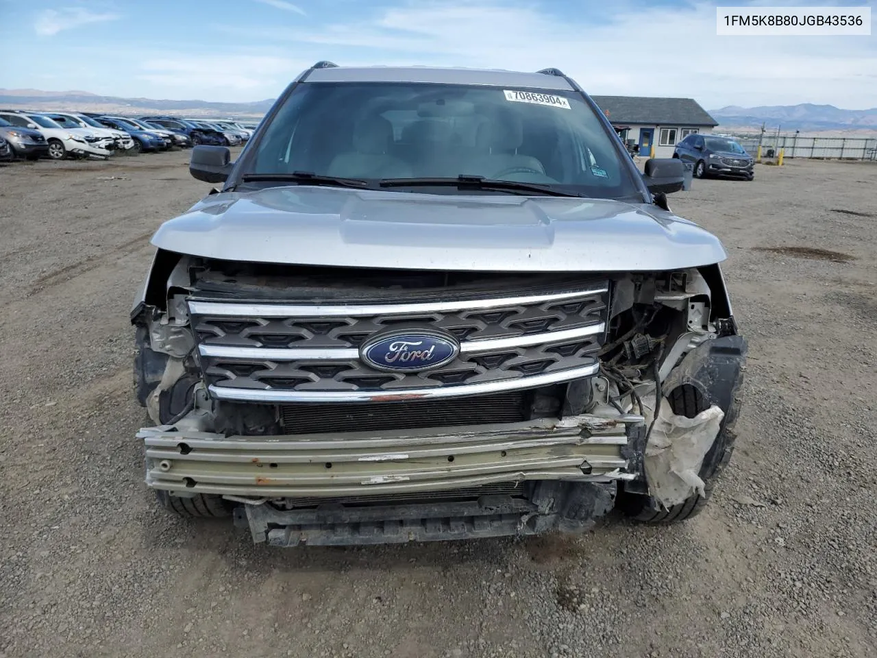 1FM5K8B80JGB43536 2018 Ford Explorer