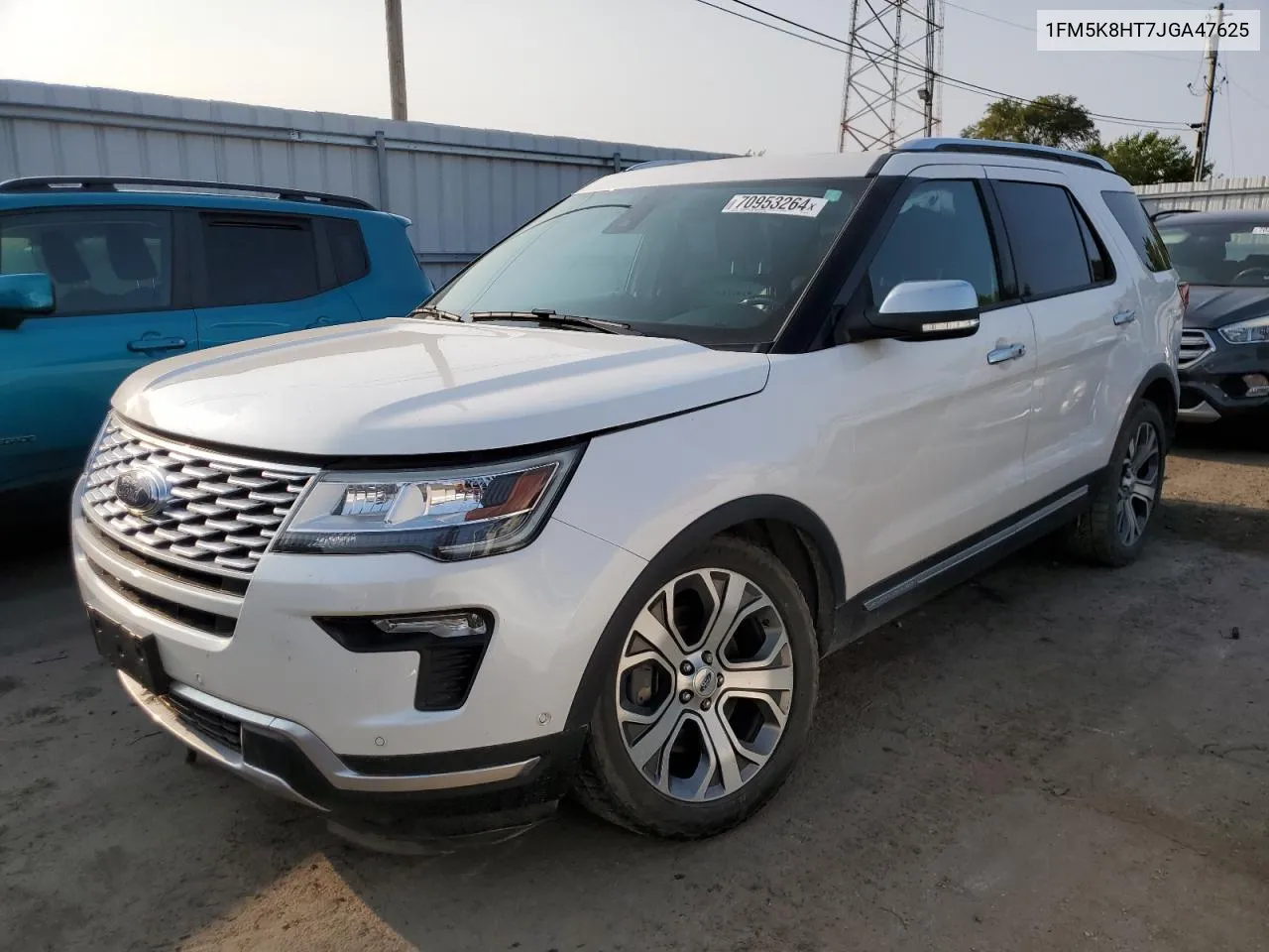 1FM5K8HT7JGA47625 2018 Ford Explorer Platinum