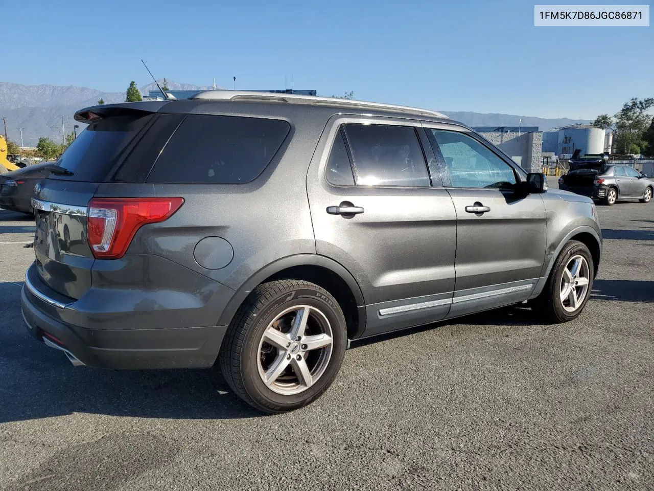 1FM5K7D86JGC86871 2018 Ford Explorer Xlt