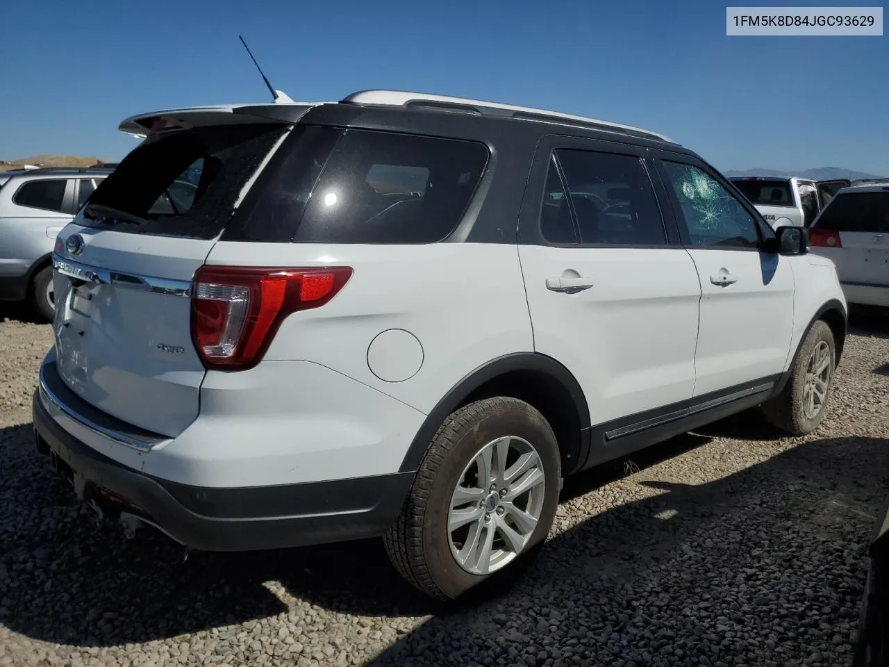 2018 Ford Explorer Xlt VIN: 1FM5K8D84JGC93629 Lot: 71199154