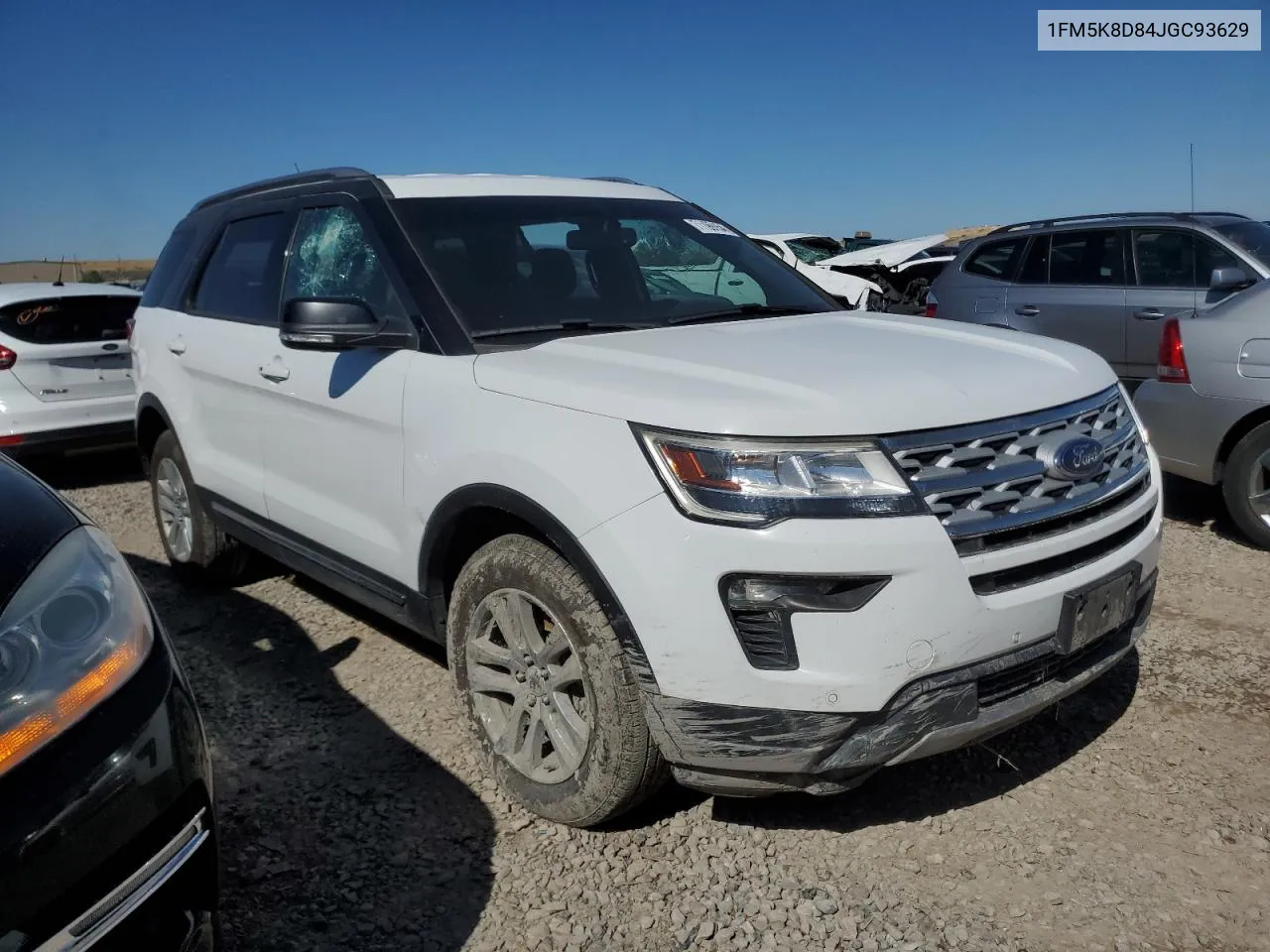 2018 Ford Explorer Xlt VIN: 1FM5K8D84JGC93629 Lot: 71199154