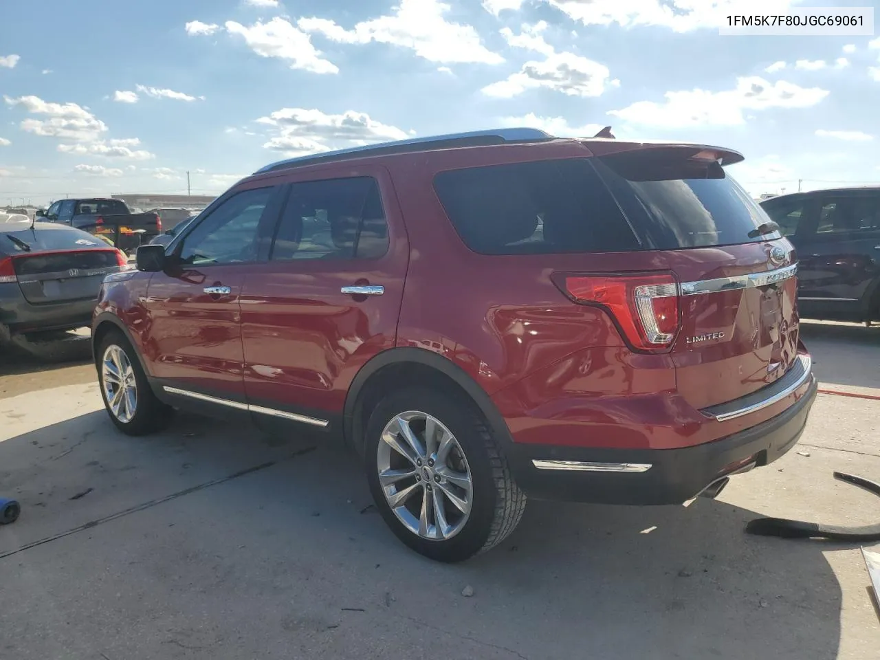 2018 Ford Explorer Limited VIN: 1FM5K7F80JGC69061 Lot: 71313854