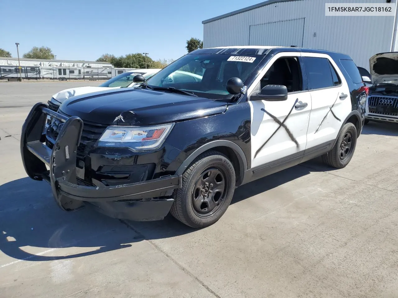 2018 Ford Explorer Police Interceptor VIN: 1FM5K8AR7JGC18162 Lot: 71322124