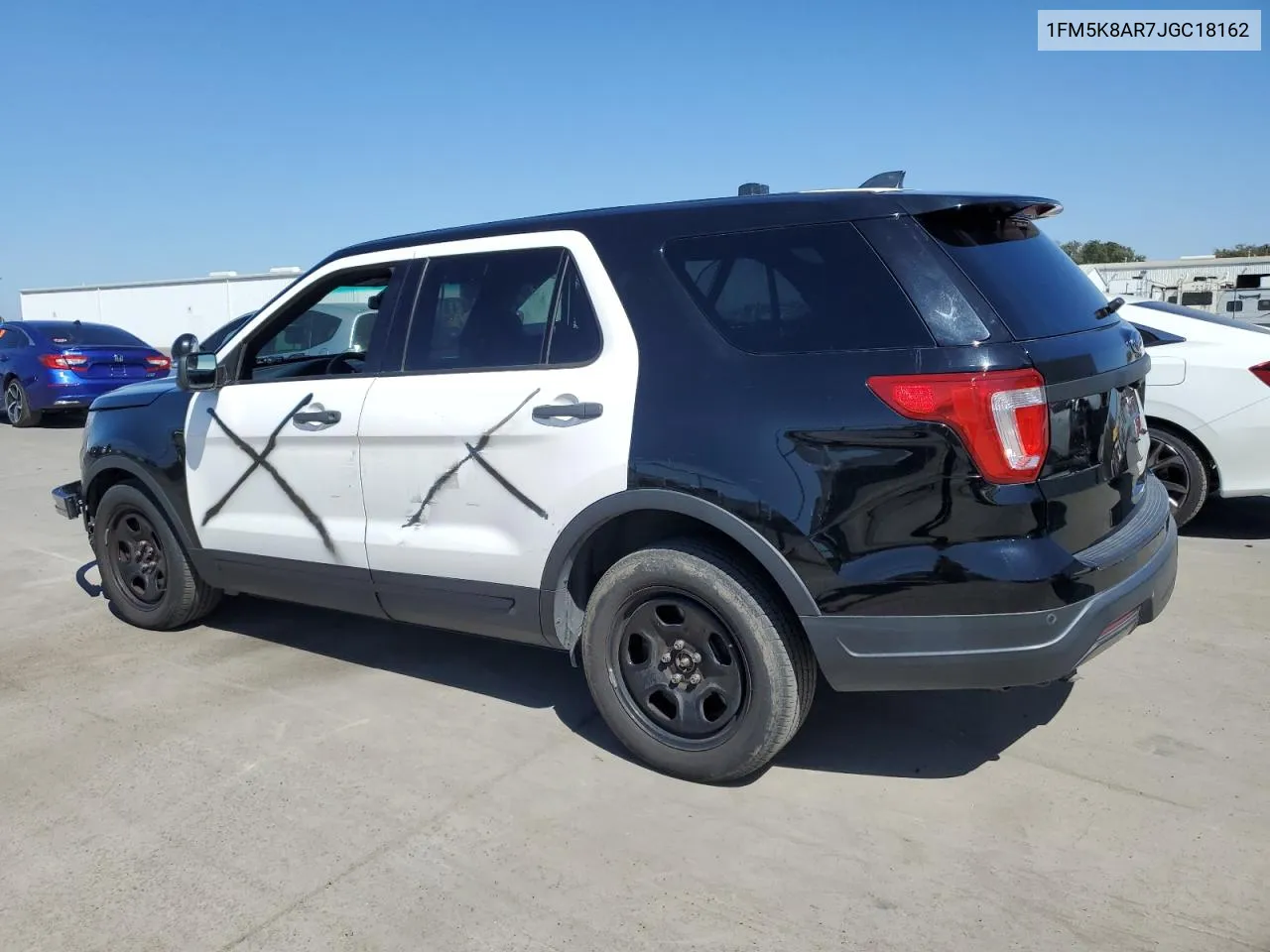 2018 Ford Explorer Police Interceptor VIN: 1FM5K8AR7JGC18162 Lot: 71322124