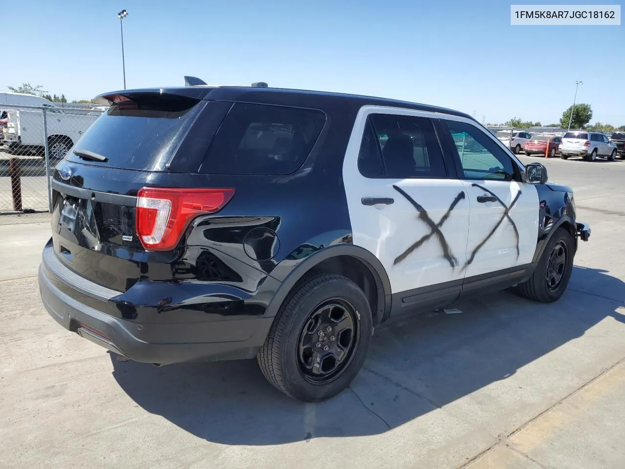 2018 Ford Explorer Police Interceptor VIN: 1FM5K8AR7JGC18162 Lot: 71322124