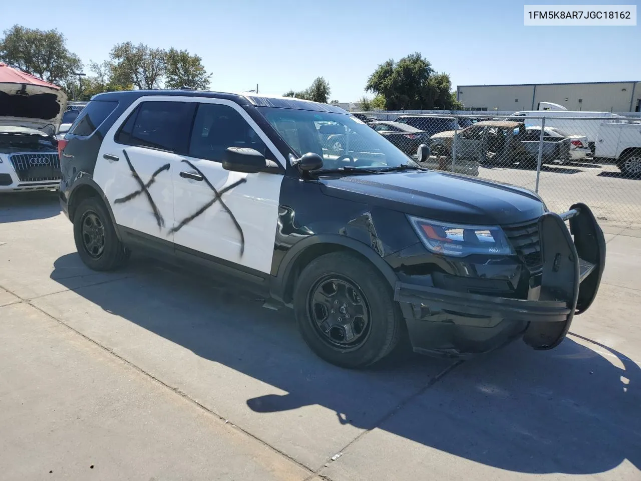 2018 Ford Explorer Police Interceptor VIN: 1FM5K8AR7JGC18162 Lot: 71322124