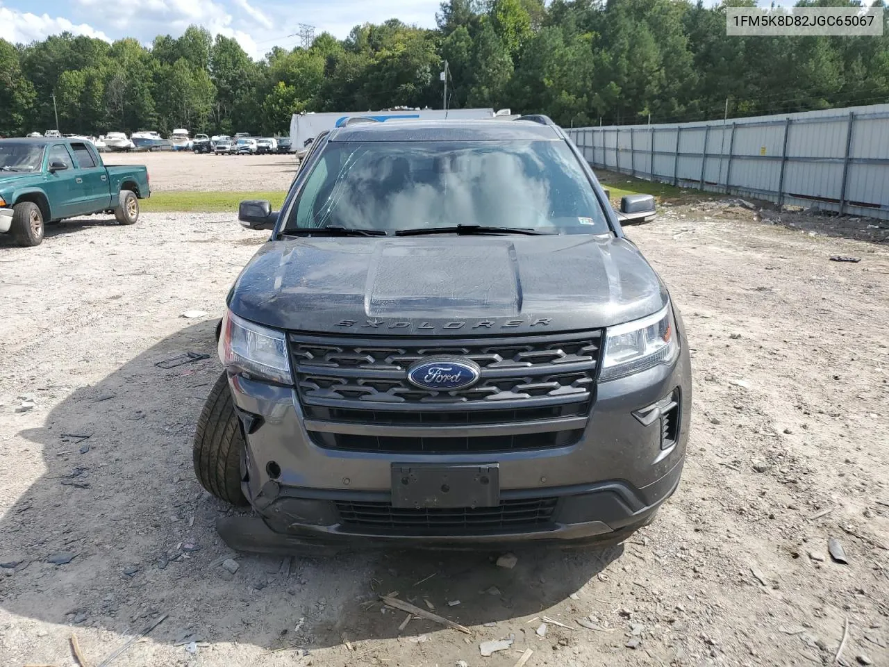 1FM5K8D82JGC65067 2018 Ford Explorer Xlt