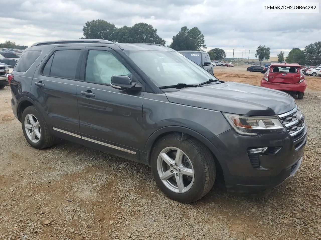 1FM5K7DH2JGB64282 2018 Ford Explorer Xlt