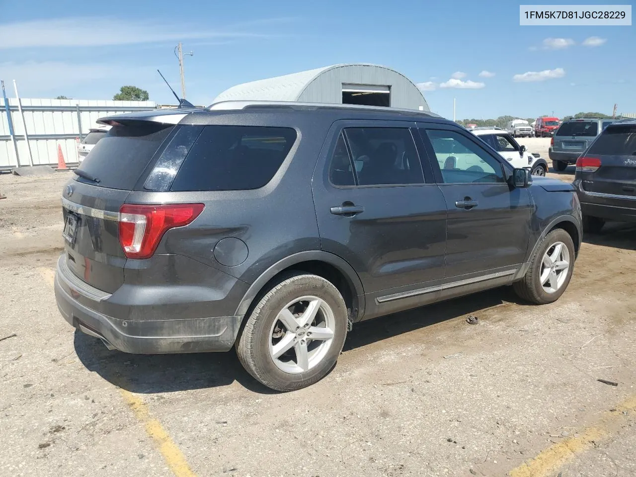 1FM5K7D81JGC28229 2018 Ford Explorer Xlt