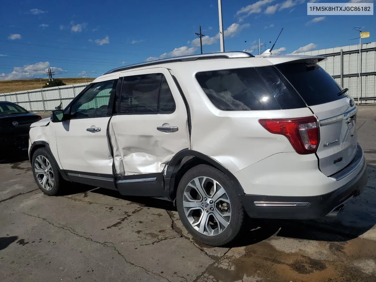 2018 Ford Explorer Platinum VIN: 1FM5K8HTXJGC86182 Lot: 71634264