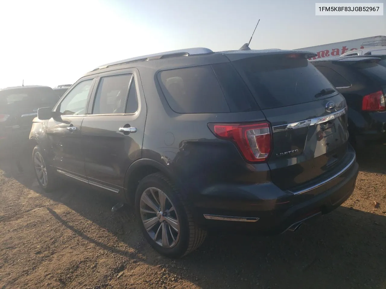 1FM5K8F83JGB52967 2018 Ford Explorer Limited